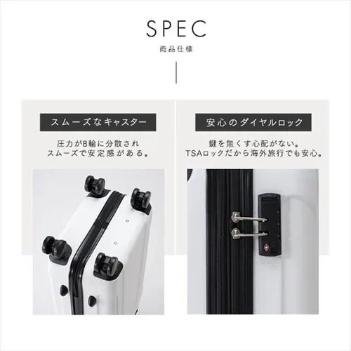 �y�󂠂�z�X�[�c�P�[�X M�T�C�Y 63L  �_�u���L���X�^�[ KD-SCK �G���{�X�^�C�v �u���b�N _6