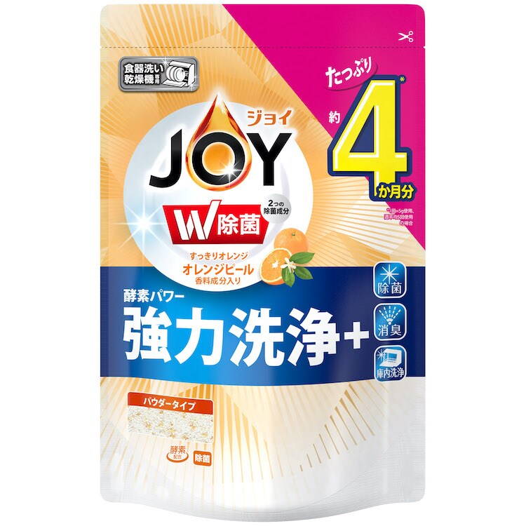 ジョイ 食洗機用洗剤 オレンジ 詰替 粉末タイプ 490g 7078356