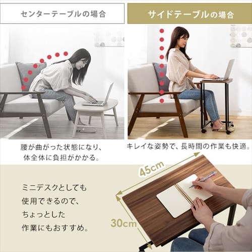 【新品 送料無料】フリーテーブル　90×45 全2色　パソコンテーブル　作業台 楽天市場】送料無料 パソコンデスク 90cm幅 フリーテーブル 奥行き45cm