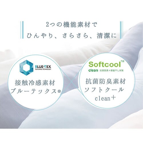 クリアグローブ 抗菌防臭・接触冷感クール抱き枕 EIBP-001 全4色【プラザセレクト】_8