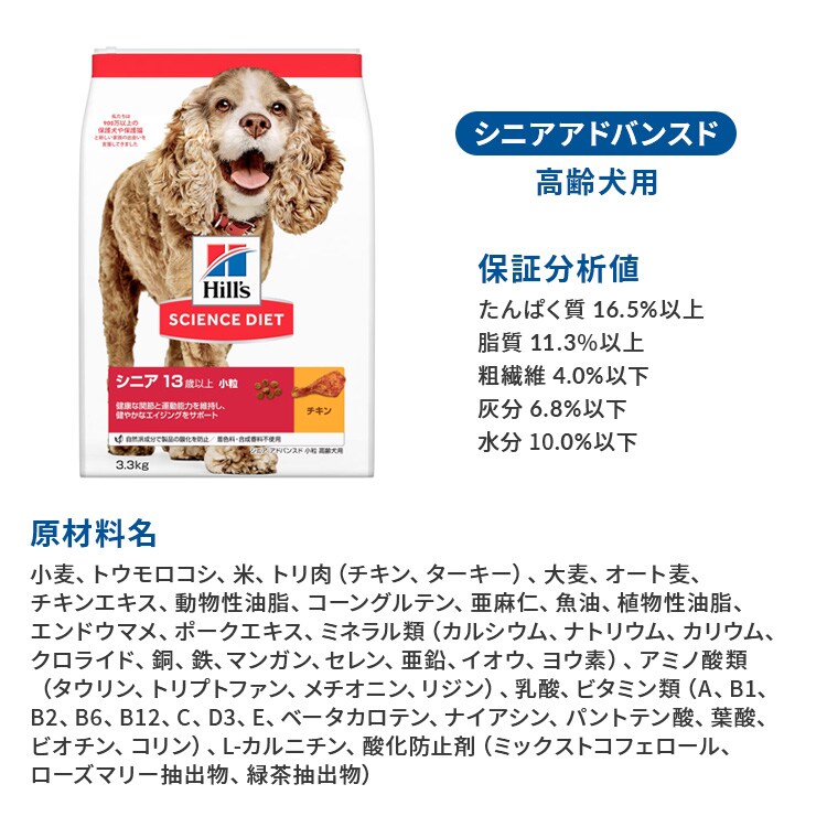 ヒルズサイエンスダイエット 犬用 シニア ライト 小粒 肥満傾向の高齢