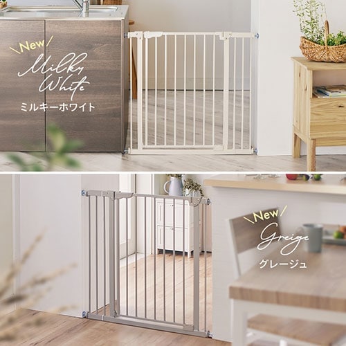 ≪20％OFF≫ベビーゲート 突っ張り 拡張フレーム付き ミルキーホワイト
