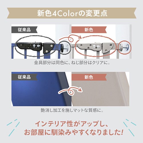 ≪20％OFF≫ベビーゲート 突っ張り 拡張フレーム付き ミルキーホワイト