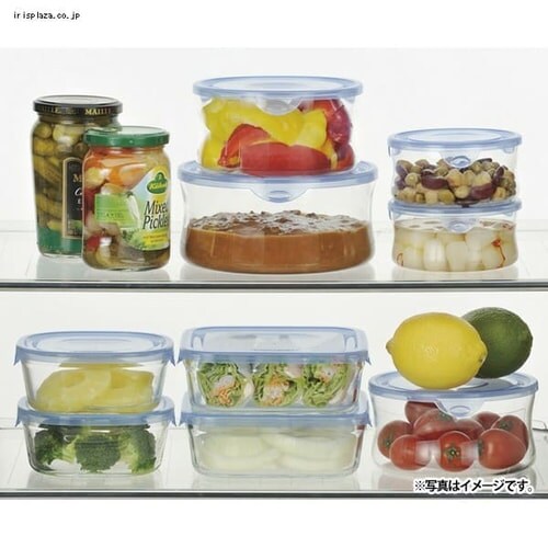 Iwaki NEWパック&レンジ 450ml アクアブルー KBT3240BLN 7109535