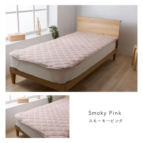 シープ調ボア敷きパッド シングル 洗濯可 グレージュ _10