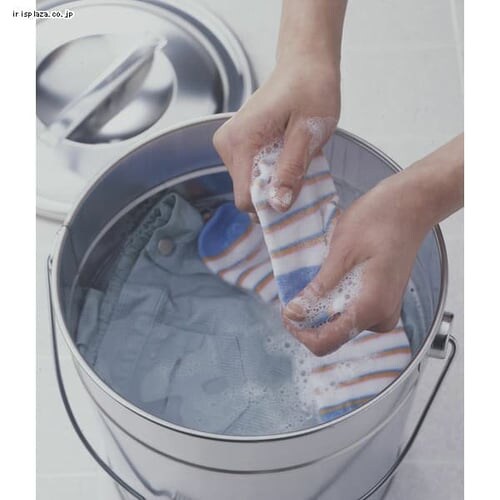 バケツ 8L フタ付き ステンレス 下村企販 20442 _5