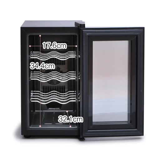 ワインセラー 8本 25L ペルチェ式 タッチパネル PWC-251P-B ブラック