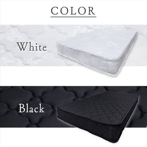 圧縮ロールボンネルコイルマットレス セミダブル ブラック 7167680