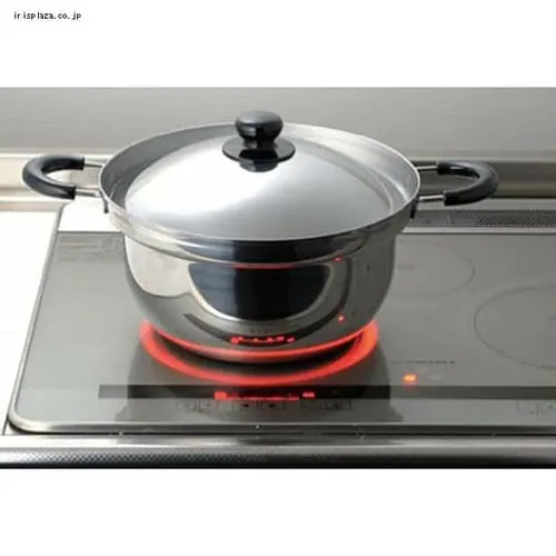 ヨシカワ くるめん亭 ふきこぼれにくい両手鍋 26cm_3