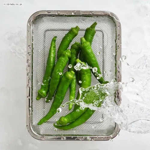 ヨシカワ ステンレス角型水切りザル 中 YJ2349 _2