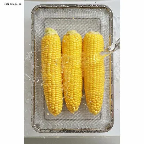 ヨシカワ ステンレス角型水切りザル 大 YJ2350 _2