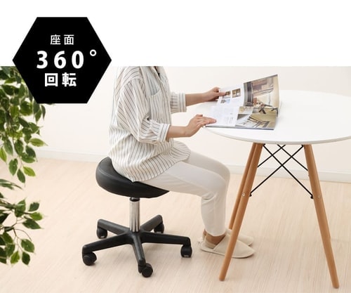 エステスツール キャスター付 ESL-555 ブラック 7133265│アイリス