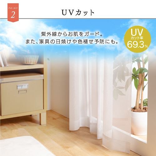 ���[�X�J�[�e�� 2���g �ԕ��L���b�` UV69.3���J�b�g ��100�~��98�`208�p_4