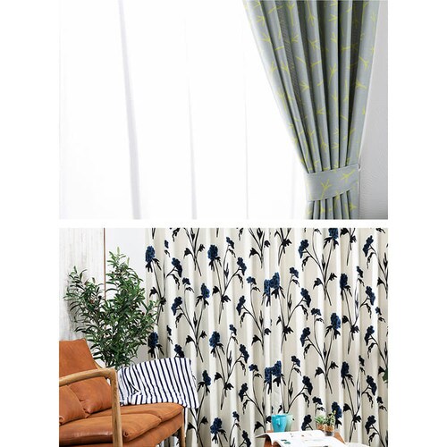 �k�����Ռ��J�[�e�� 4P IP�R���[�� ��100cm�~��200cm 4���g�� �A�C�{���[ _17