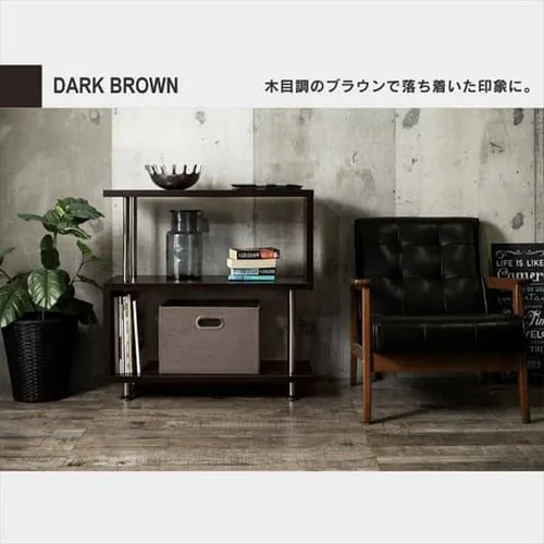 オープンラック S字 3段 SRK-8308 ビーチ_17