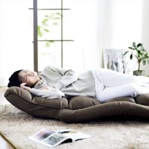 座椅子 極 肘付き リクライニング YCK-002 ネイビー 7138703