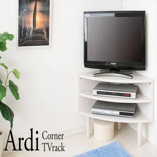 �R�[�i�[�e���r�� 81.5cm IR-TV006 �z���C�g_10