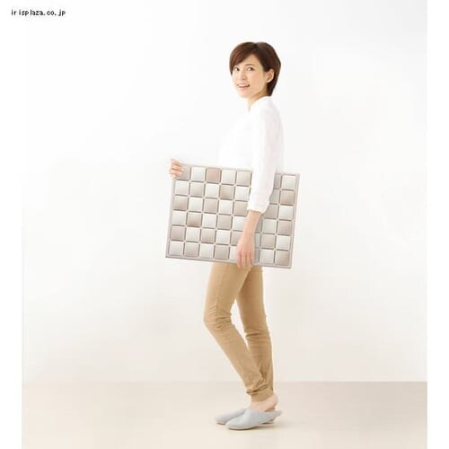 Karari 珪藻土 フィットタイルマット M HO1916 グレー _2