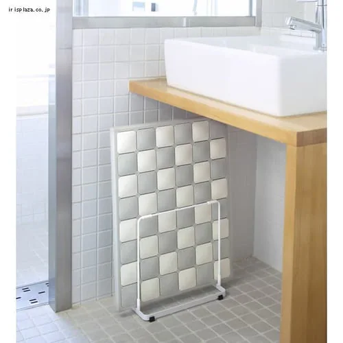 Karari 珪藻土 フィットタイルマット M HO1916 グレー _7