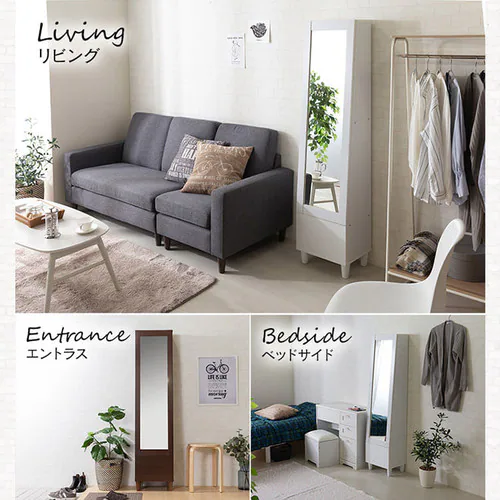 収納付きドレッサー 98925 ブラウン_11