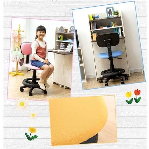 椅子 チェア キャスター付き 学童用 82689 ブルー 7144283 │アイリス