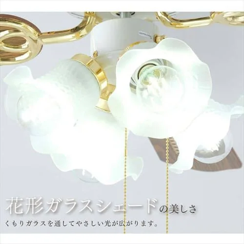 シーリングファン 42インチ プルスイッチ ILF4-WH ホワイト _6