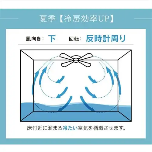 シーリングファン 42インチ プルスイッチ ILF4-WH ホワイト _11
