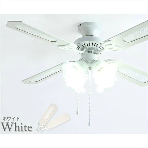 シーリングファン 42インチ プルスイッチ ILF4-WH ホワイト _16