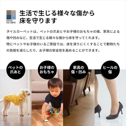 �y10���Z�b�g�z�^�C���J�[�y�b�g ��R 50�~50cm TKP-PP50 �A�C�{���[_6