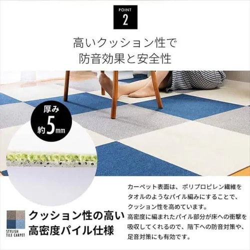 �y10���Z�b�g�z�^�C���J�[�y�b�g ��R 50�~50cm TKP-PP50 �A�C�{���[_7