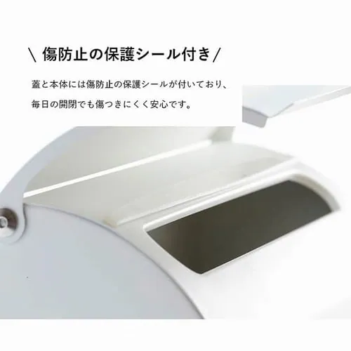 木目調レトロデザインポスト PPWR-38 ナチュラル _11