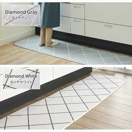 キッチンマット フランネルキッチンマット 抗菌防臭 防ダニ加工 60cm×180cm ベージュ_19