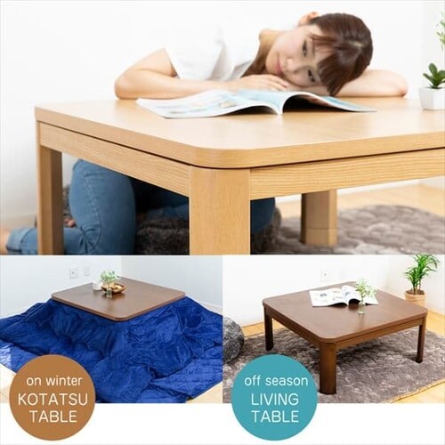家具調こたつ 80×80cm PKF-80S-T 全2色_6