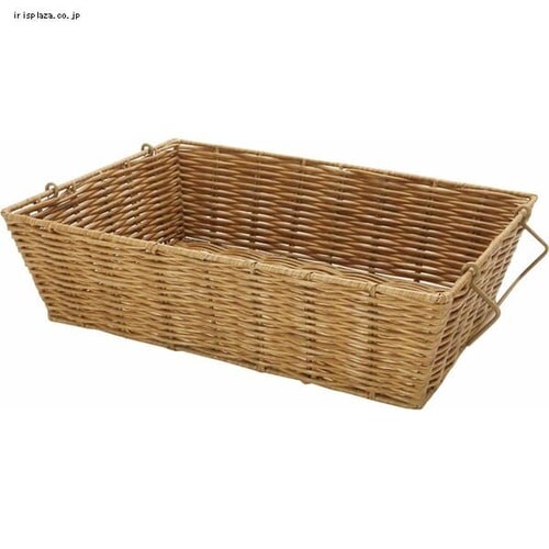����S�� WICKER BASKET �t���b�g A352BR �u���E��_6