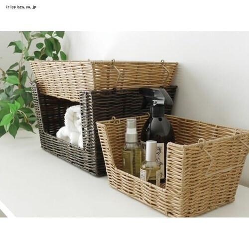 ����S�� WICKER BASKET �V�F���t L A354BR �u���E��_2