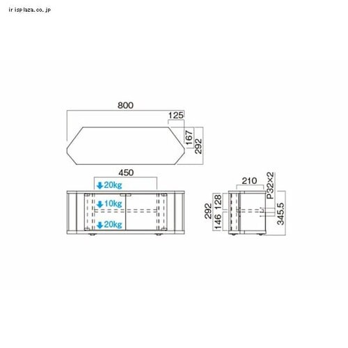 TIMEZ テレビ台 グレーアッシュ木目 TV-KG800_7