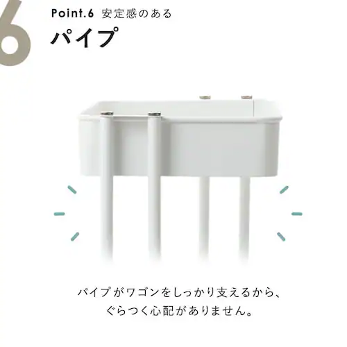 木製天板付きキッチンワゴン T-KW-L002 全6色_12