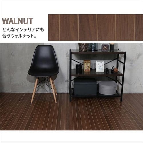 ウッドカーペット 敷くだけ簡単 350cm×260cm 6畳 江戸間 ウォルナット