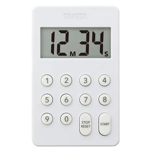 TANITA デジタルタイマー 100分計 TD-415-BK ブラック_3