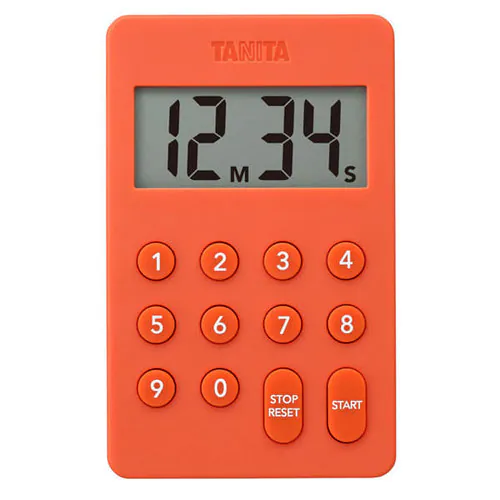 TANITA デジタルタイマー 100分計 TD-415-BK ブラック_5