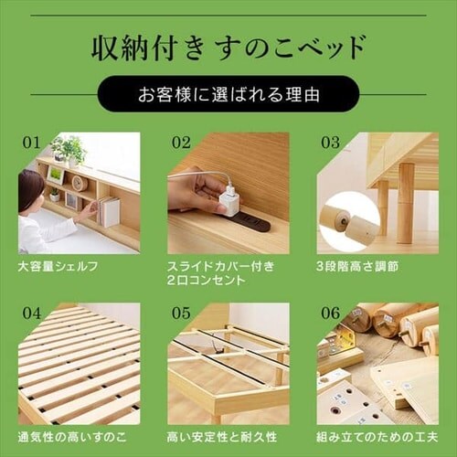 �y�}�b�g���X�Z�b�g�z �x�b�h �Z�~�_�u�� ���̂� �I�t�� �R���Z���g ����3�i�K �i�`������+�{���l���R�C���}�b�g���X ��_6