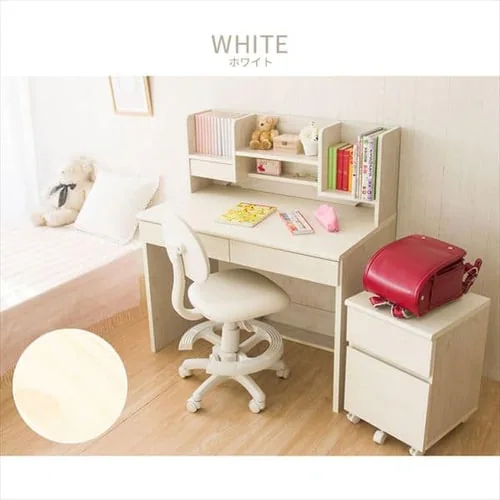学習デスク+キャビネット ビーチ_5
