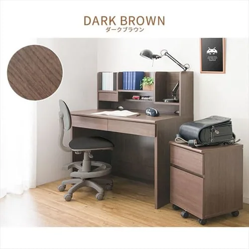 学習デスク+キャビネット ビーチ_7