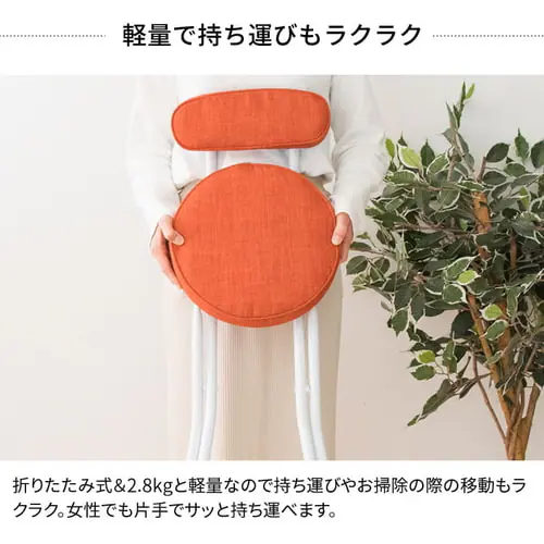 折りたたみチェア YZ5081 ブラウン _10