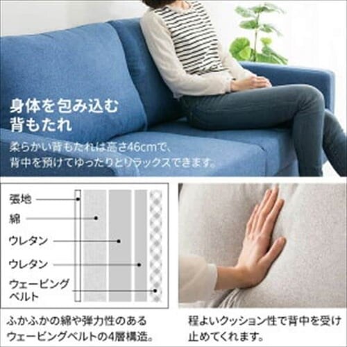 �|�P�b�g�R�C���\�t�@ PCSF-170 �R�[�q�[�u���E���i�t�@�u���b�N�j�y���Ԏw��s�z�y������s�z_6