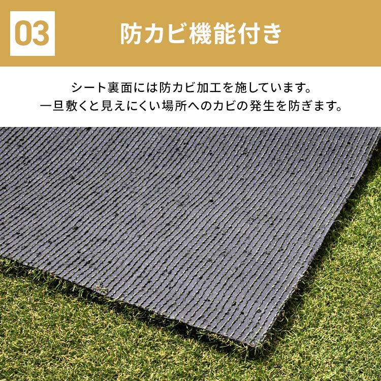 2点セット】人工芝 2m×5m 芝丈30mm 国産 リアル質感 ロールタイプ IP
