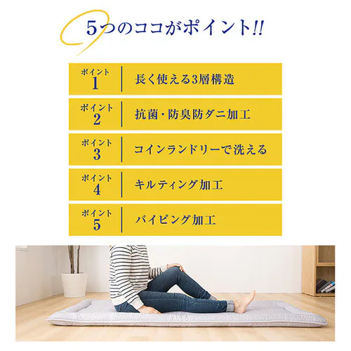 洗えるゴロ寝座布団 410379 全6色【プラザセレクト】_4