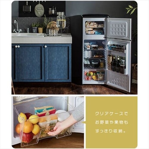 �①�� 114L ���g�� ���^ ��l��炵 2�h�A ��48cm PRR-122D-B �u���b�N_9