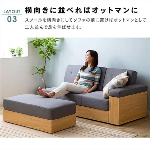 ソファ 2人掛け 収納付き STSB-2110 ブラウン 【プラザセレクト】【代引き不可】_14