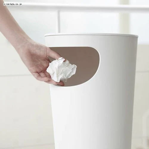 サイドテーブル ダストボックス型 ENOST ホワイト _2